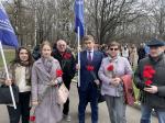 Студенты и сотрудники ФФМ МГУ приняли участие в митинге, приуроченном к 77-летию Великой Победы
